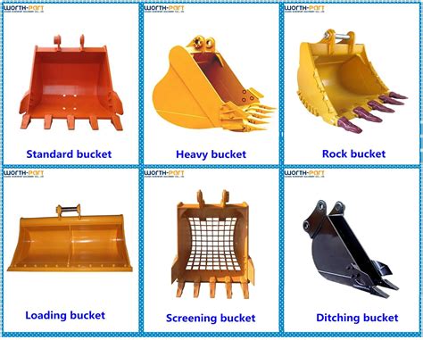 china bucket digger|different types of excavator buckets.